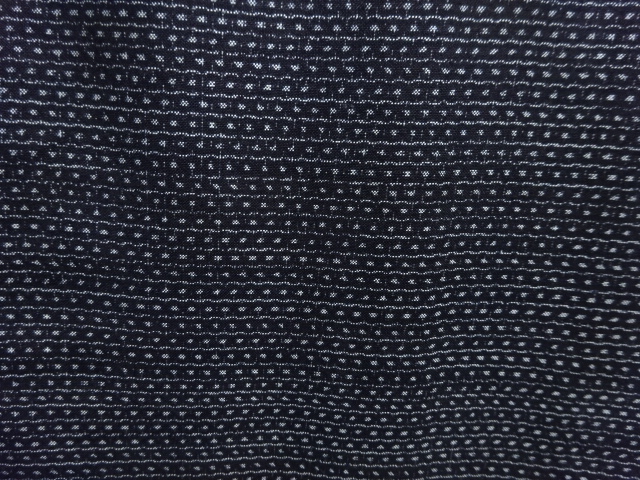 アンティーク　本場正藍泥染大島紬男物着物アンサンブル